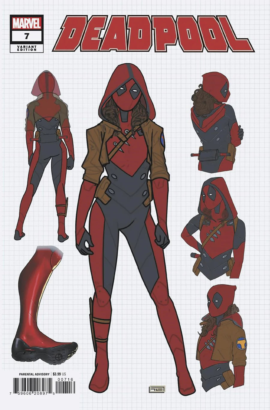 DEADPOOL 7 SZERDY VARIANT