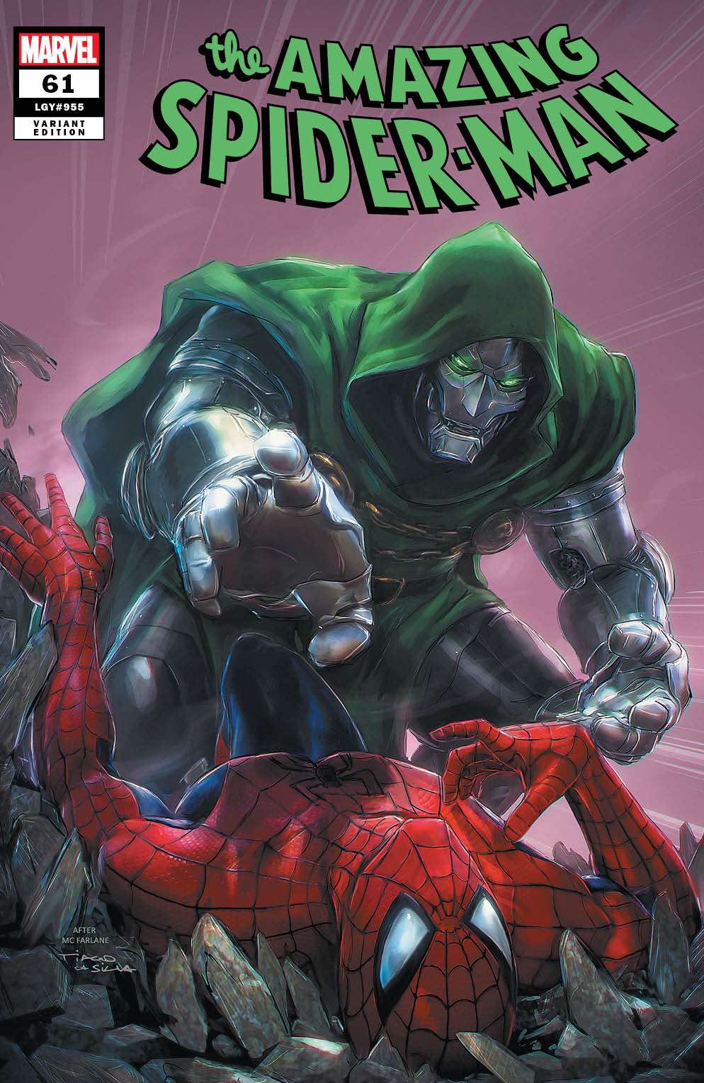 AMAZING SPIDER-MAN #61 TIAGO DA SILVA VARIANT