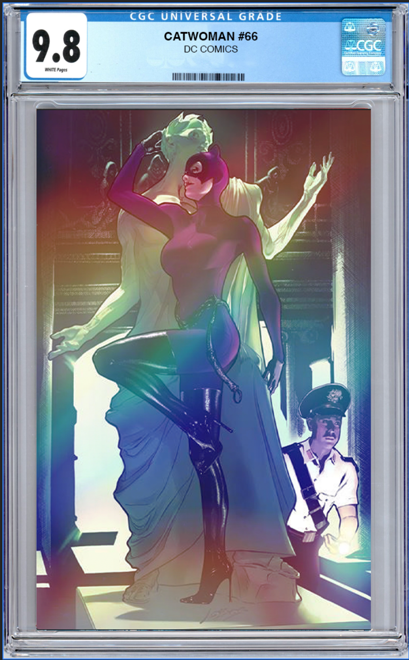 CATWOMAN #66 RATCHA LIN AND PABLO VILLALOBOS FOILS