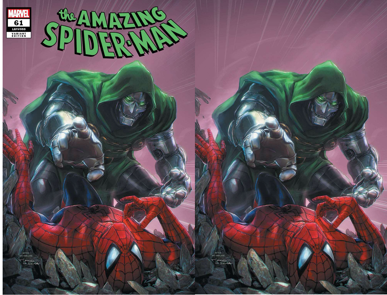 AMAZING SPIDER-MAN #61 TIAGO DA SILVA VARIANT