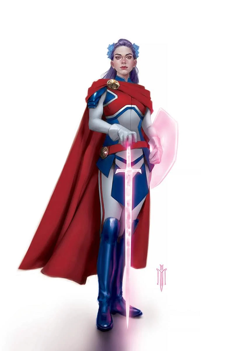BETSY BRADDOCK CAPTAIN BRITAIN 1 MIGUEL MERCADO VIRGIN VARIANT