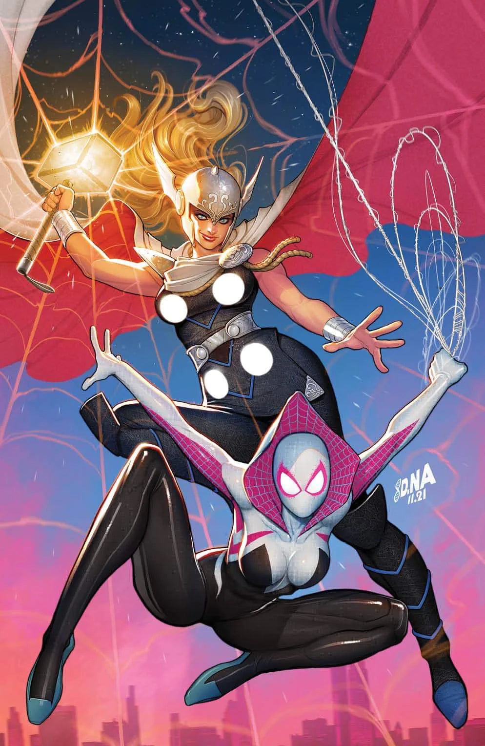 SPIDER-GWEN GWENVERSE #2 DAVID NAKAYAMA VIRGIN VARIANT