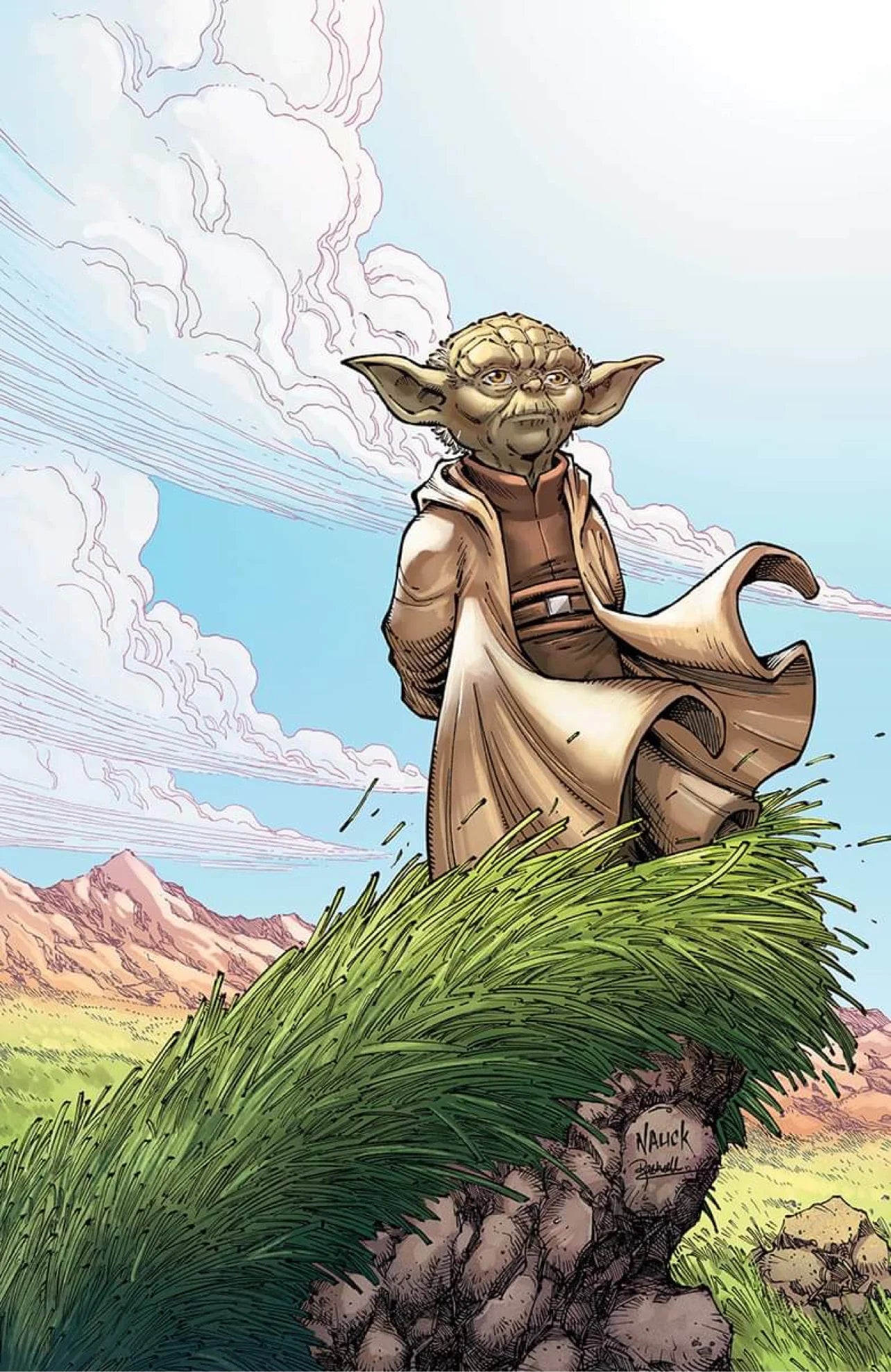STAR WARS YODA #2 TODD NAUCK VIRGIN VARIANT