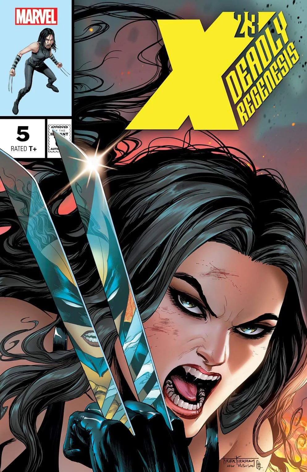 X-23 DEADLY REGENESIS 5 TYLER KIRKHAM TRADE DRESS