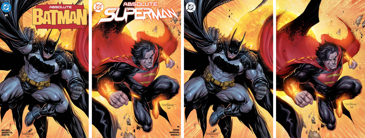 ABSOLUTE BATMAN & ABSOLUTE SUPERMAN #1 TYLER KIRKHAM VARIANT