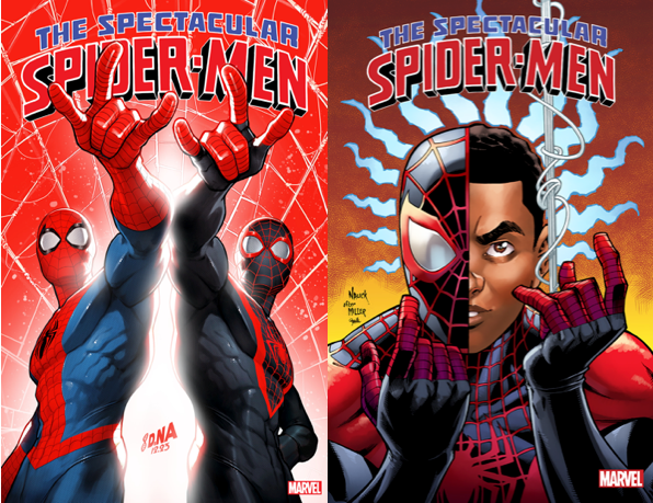 THE SPECTACULAR SPIDER-MEN 1 1:25 NAKAYAMA & 1:50 NAUCK RATIO SET