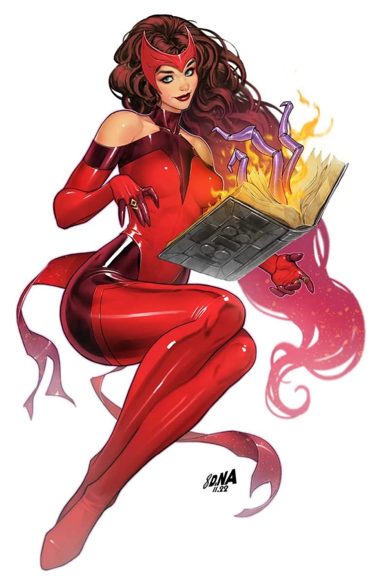 SCARLET WITCH 1 DAVID NAKAYAMA VIRGIN VARIANT
